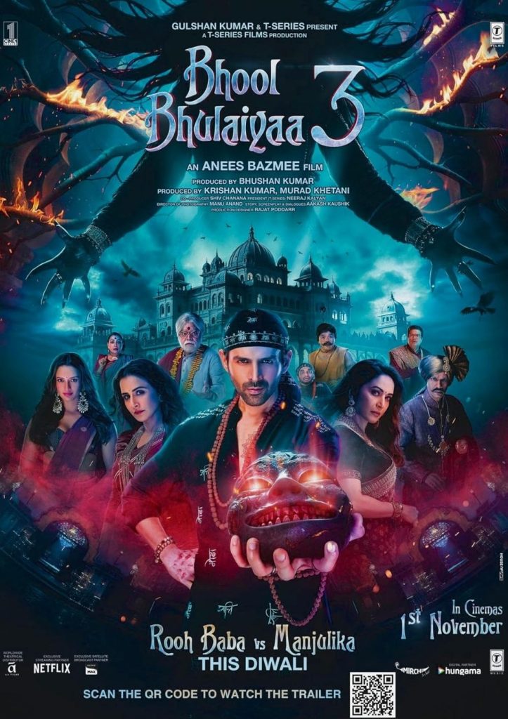 Bhool Bhulaiyaa 3 2024 Hindi Movie 1080p | 720p | 480p HDRip Download